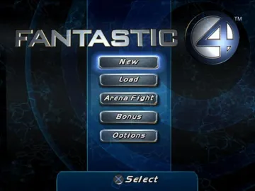 Fantastic 4 screen shot title